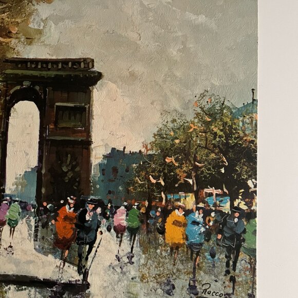 Vintage Fine art print by Gellman Arc de Triomphel By Rocoo 16" x 20" - Picture 5 of 7